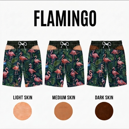 Funny Trunk™ Flamingo Swim Trunks