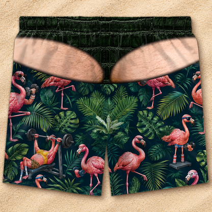 Funny Trunk™ Flamingo Swim Trunks